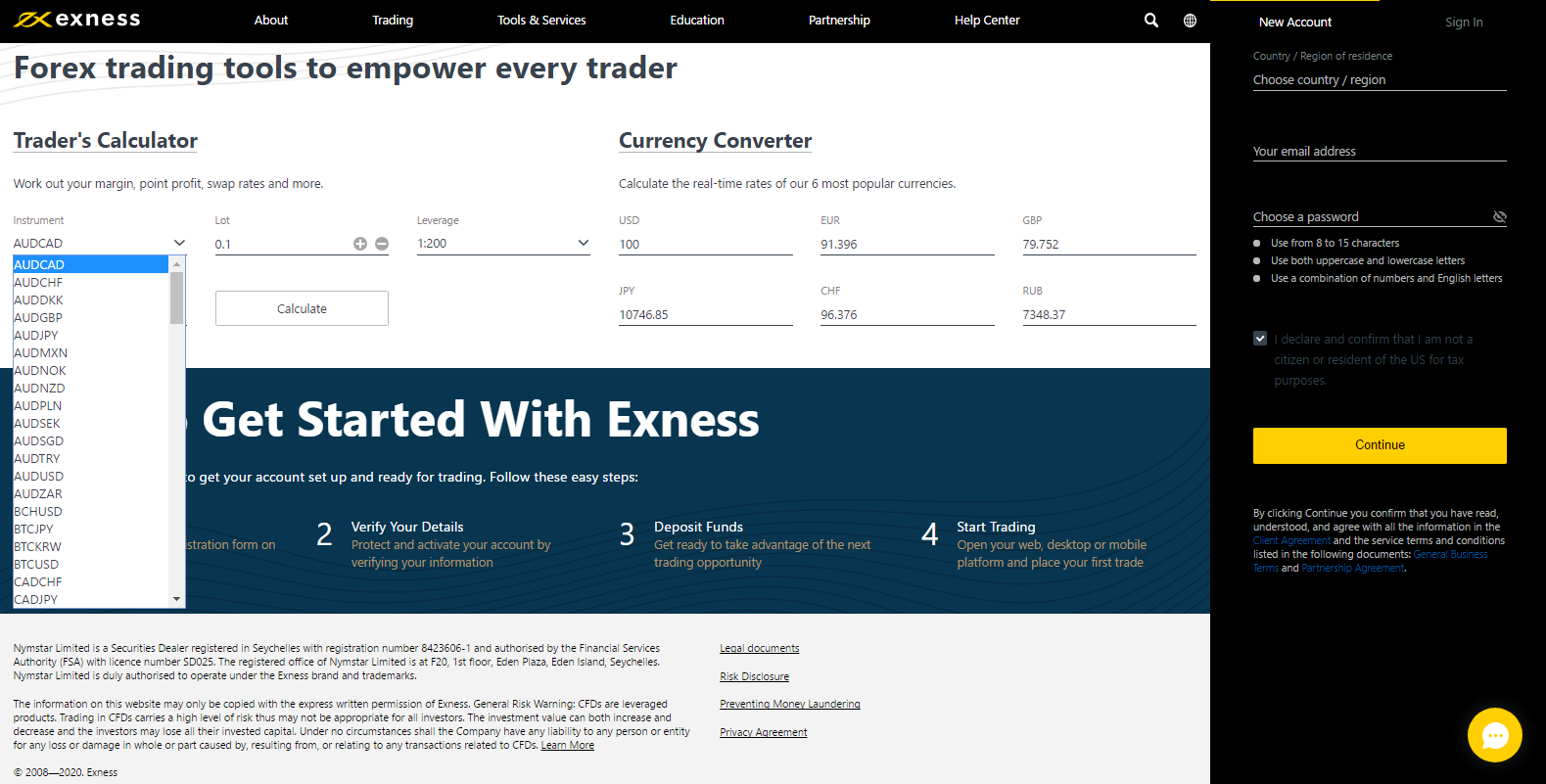 Exness Review traders calculator Exness Review traders calculator
